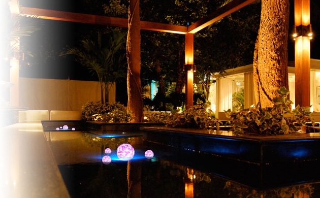 Landscape Lighting on Pools & Ponds