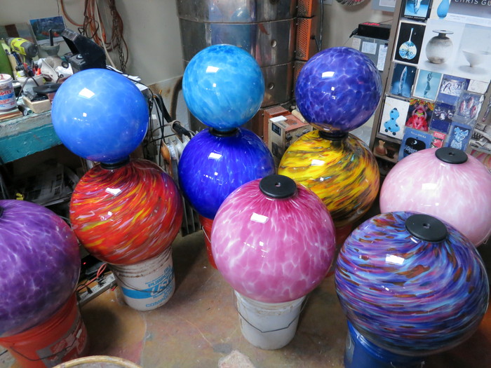 part of an order of 13 large 18 inch night orbs